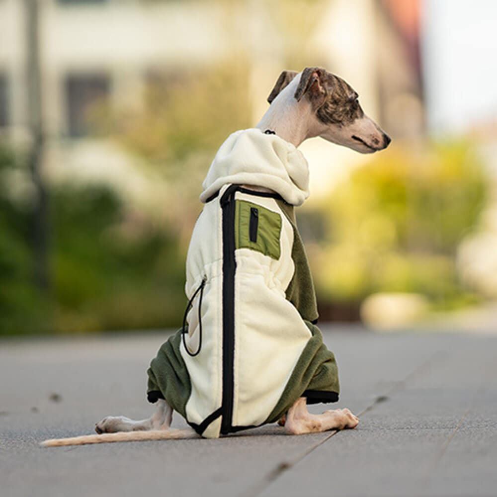 Stornfield | Full Protection Fleece Dog Bodysuit with Detachable Collar