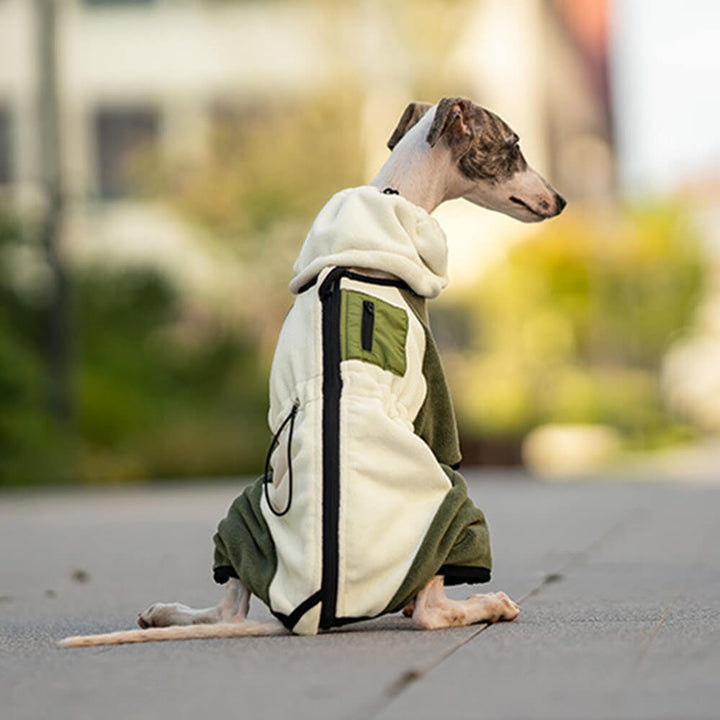 Stornfield | Full Protection Fleece Dog Bodysuit with Detachable Collar