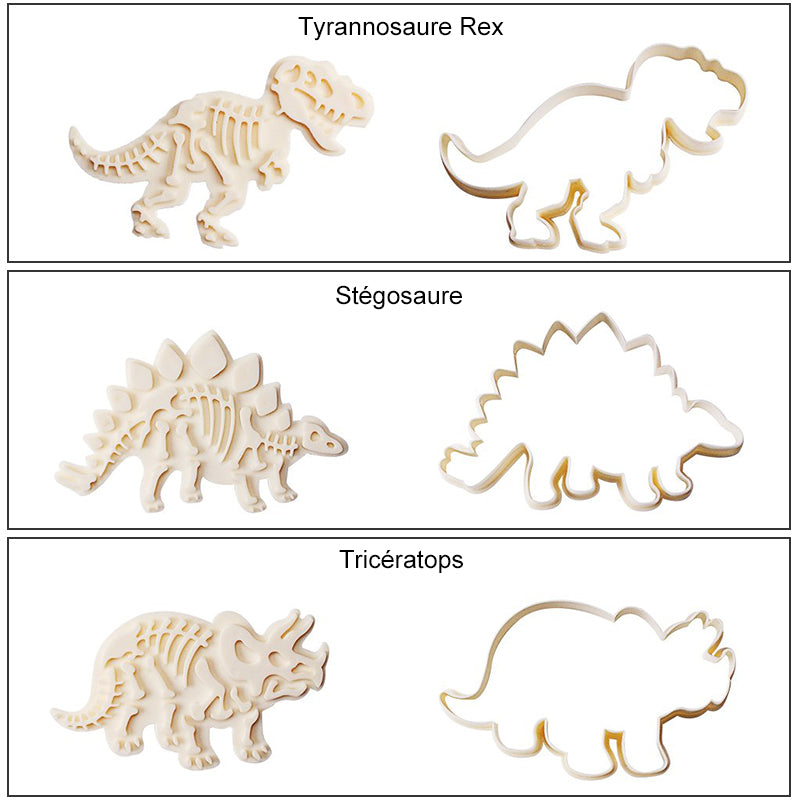 Dinosaur Cookie Molds (3-piece set) | Stornfield
