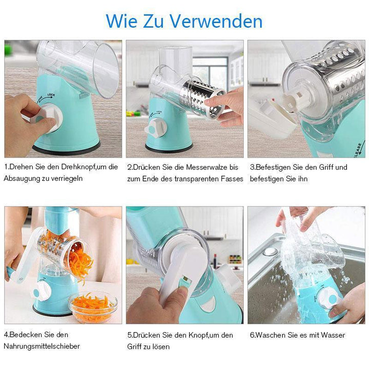 Multifunction Chopper manual rotating grater vegetable fruit cutter kitchen devices | Stornfield
