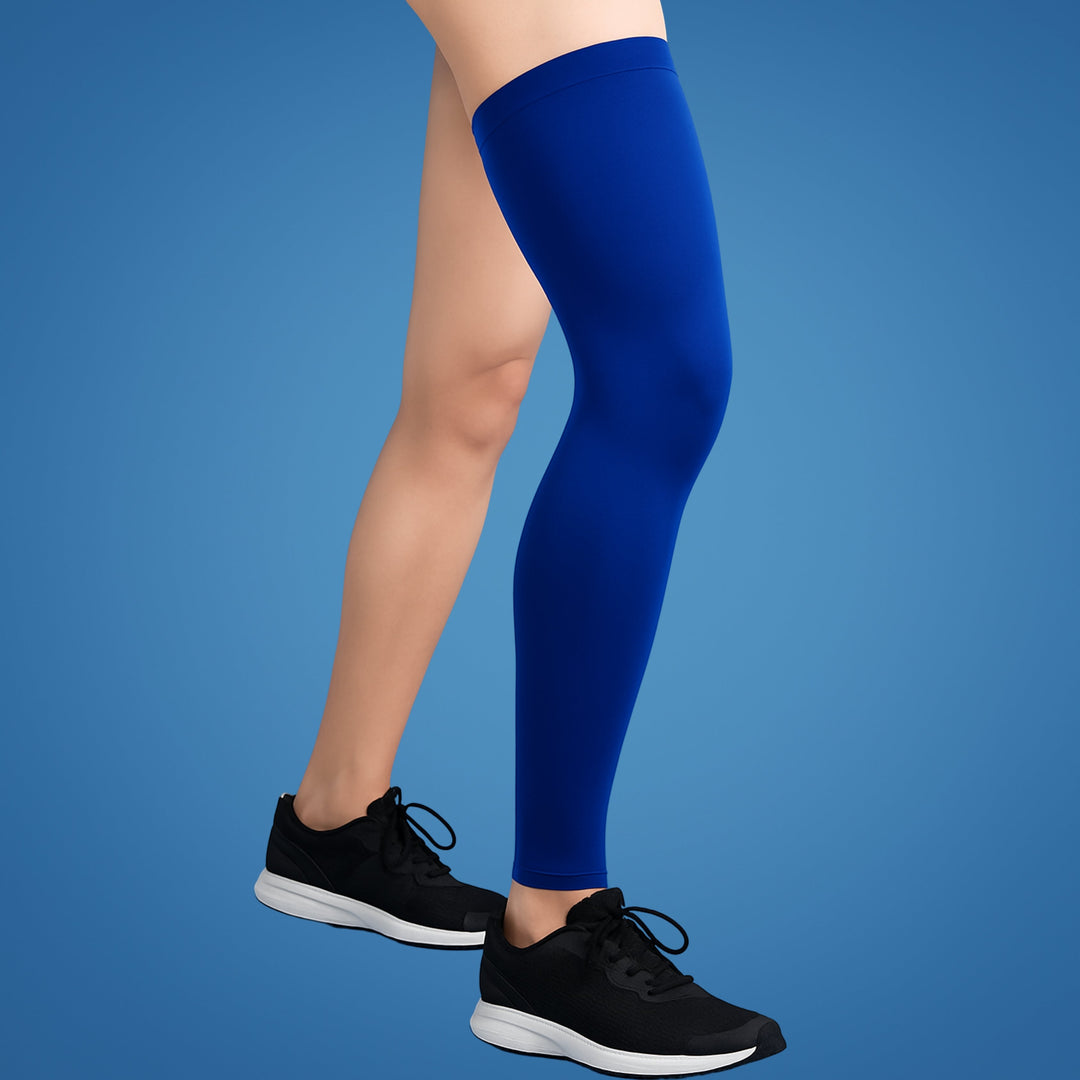 FlexiRelief | Full Leg Compression Sleeve – Knee Support – Graduated Pressure – Pain Relief – Recovery – Swelling Reduction Stornfield
