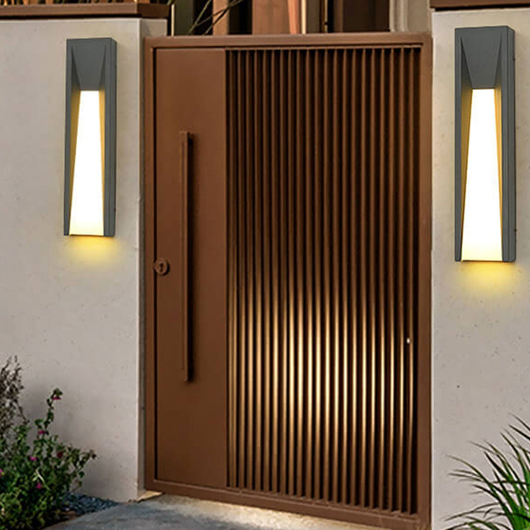 Waterproof Simple Strip Design LED Outdoor Wall Sconce Lamp | Stornfield