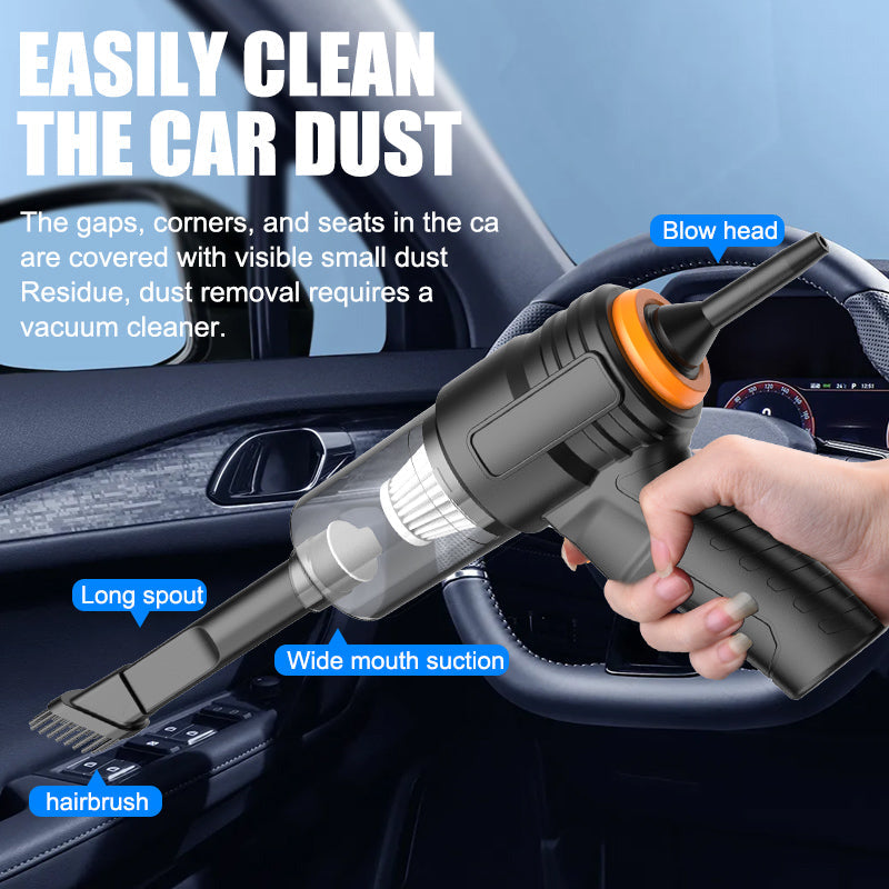 Stornfield | Portable wireless handheld vacuum cleaner, cyclone suction cordless vacuum cleaner, rechargeable vacuum cleaner with strong suction power suitable for cars/offices/homes