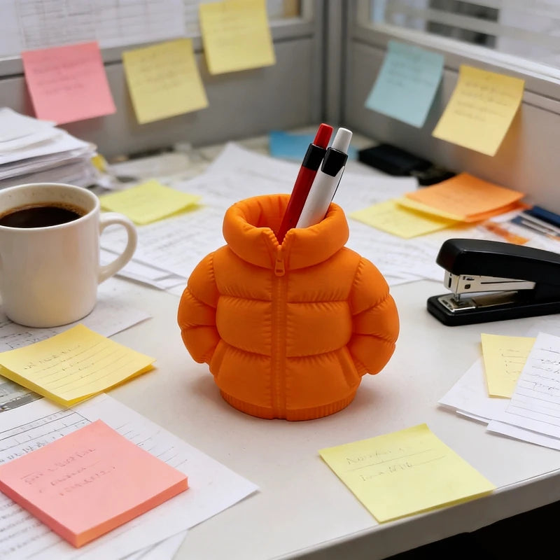 Mini Puffer Jacket Pen Holder | Stornfield