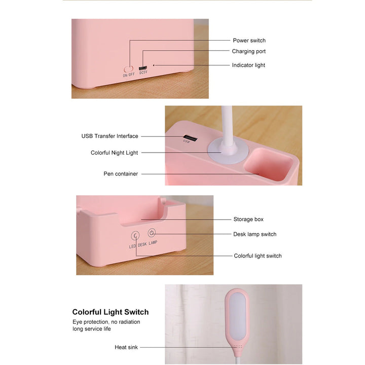 Stornfield | Desk Lamp with Phone Holder