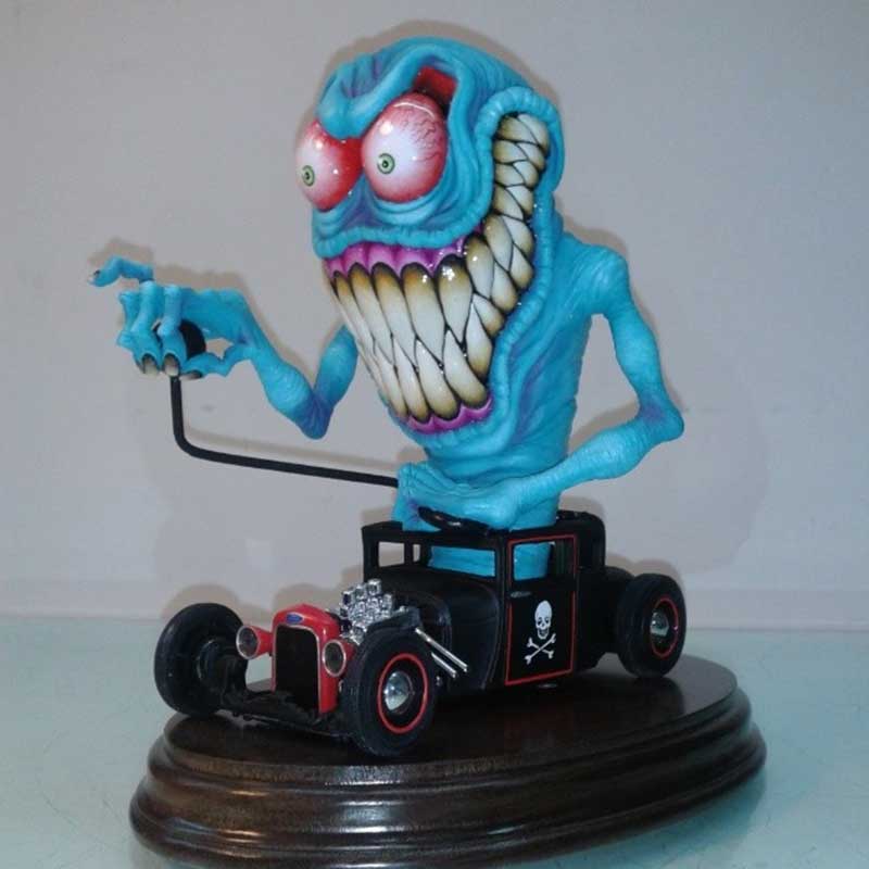 Angry Big Mouth Monster Statues | Stornfield