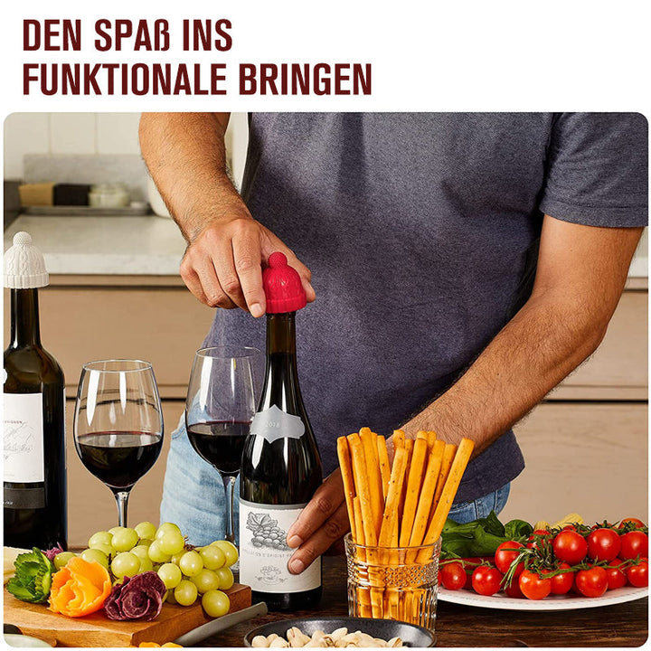 Creative Hat Silicone Wine Bottle Stopper | Stornfield