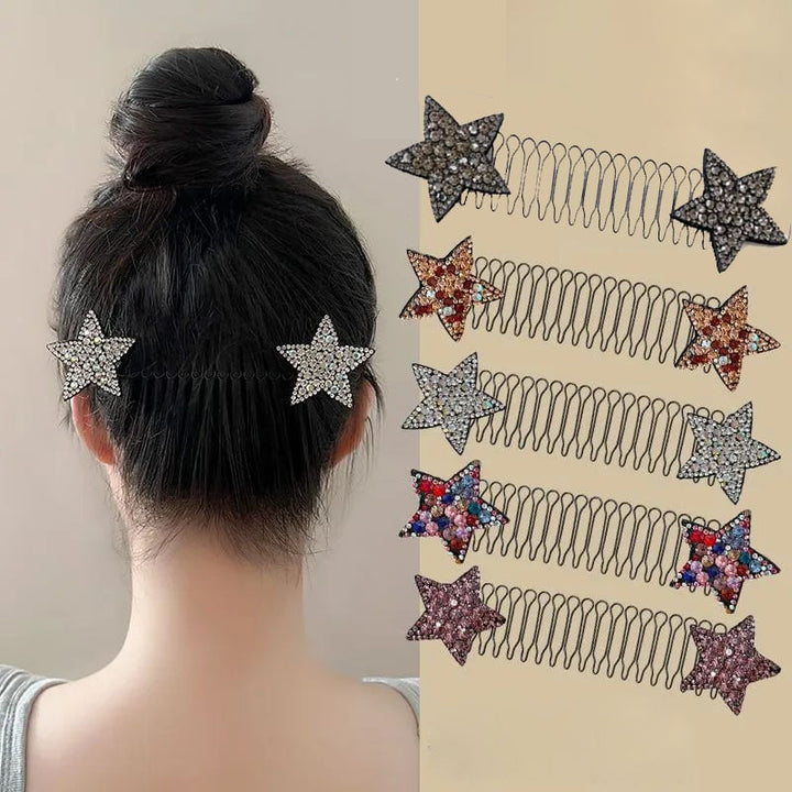 Rhinestone Star Hair Comb Set (5 pieces) | Stornfield
