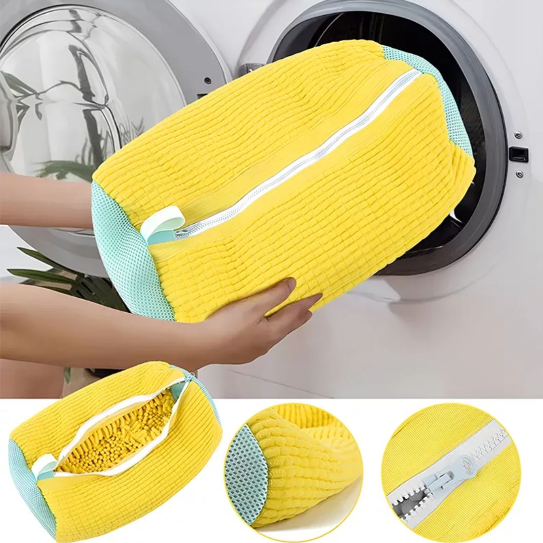 ShoeGuard | Shoe Washing Machine Bag – Protective Padding – Mesh Fabric – Sneaker Care Bowl