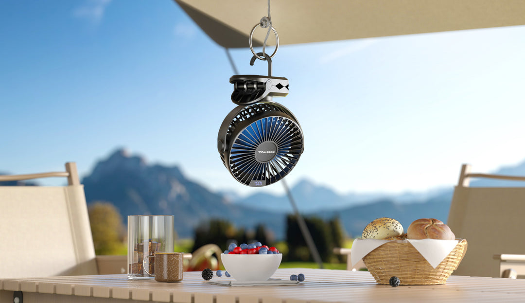 Portable Clip on Fan - Battery Operated Stroller Fan | Stornfield