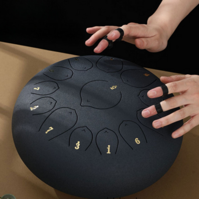 Stornfield | EchoDrum – Steel Tongue Drum for Meditation, Yoga, and Relaxation