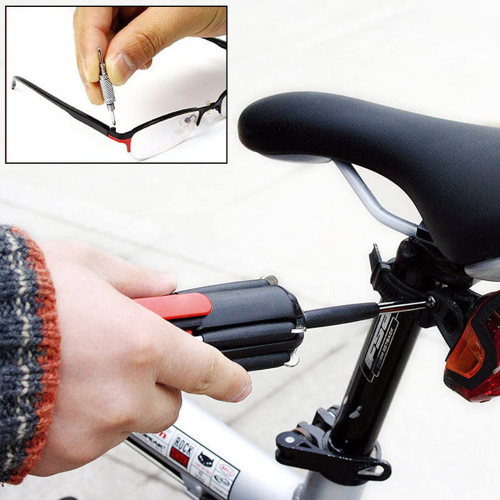 8-in-1-screwdriver with LED flashlight | Stornfield