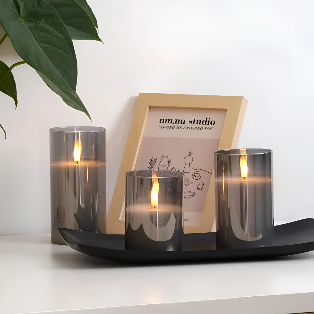 3D Flicker Flameless Candle Set | Stornfield