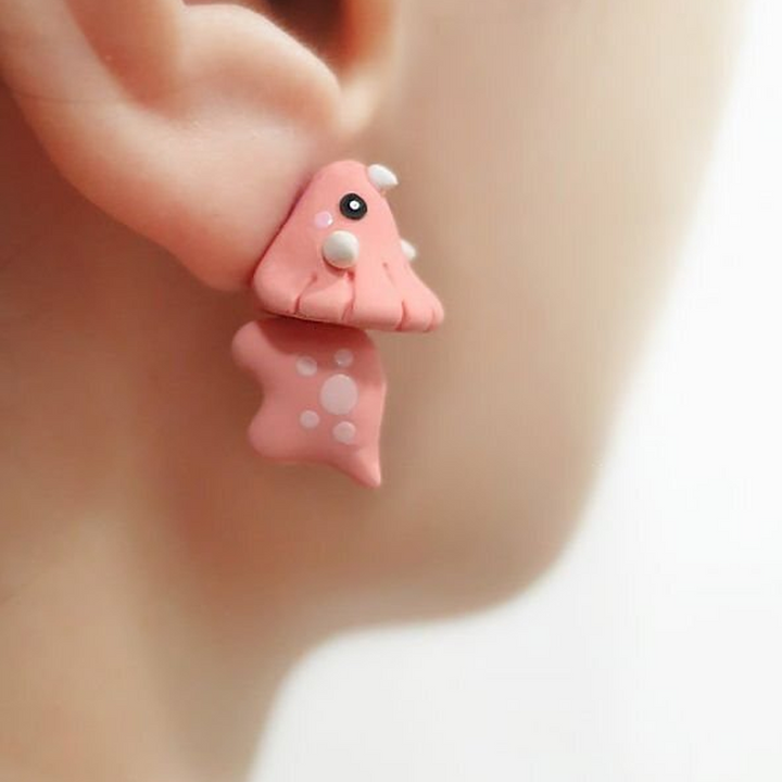 Stornfield | Cute Animal Bite Earrings, 1 Pair