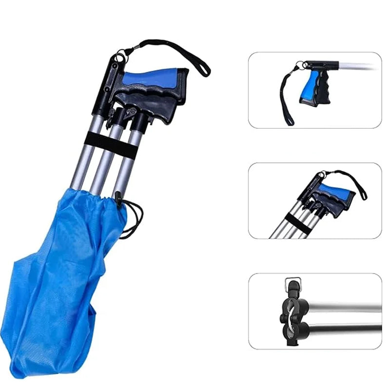 Foldable grabber with 360° rotating clip | Stornfield