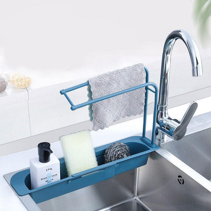 Telescopic sink storage rack | Stornfield