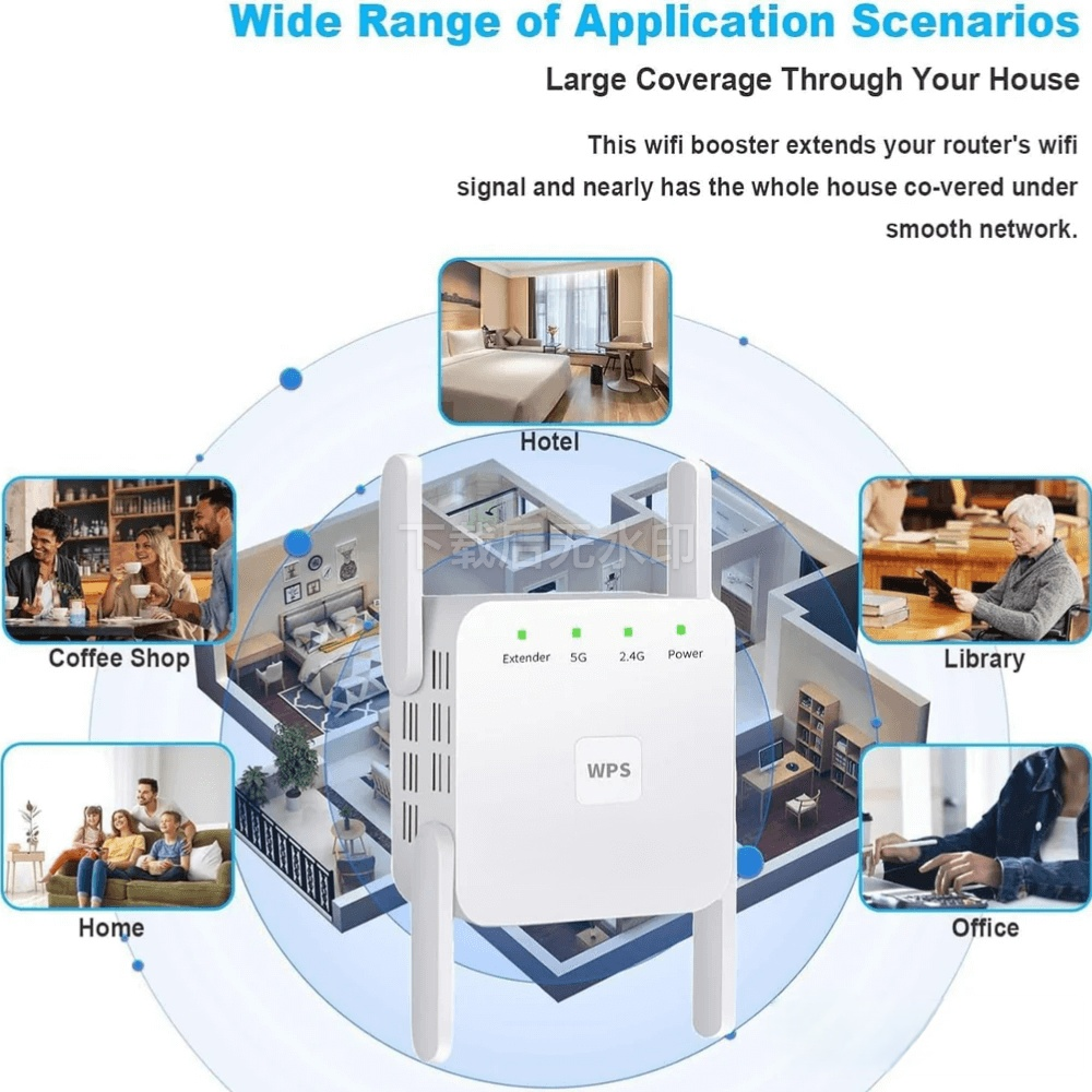Stornfield | UltraXtend 5G WiFi Booster UK – Best Dual-Band WiFi Extender for Home & Garden Signal Coverage