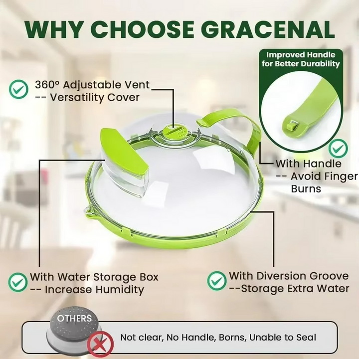 Microwave Steamer & Splash Guard | Stornfield