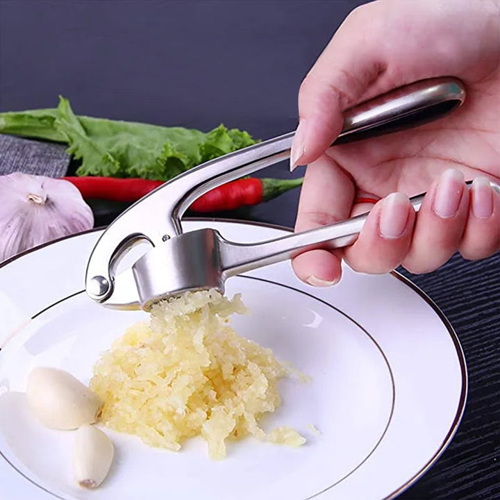 Stainless Steel Garlic Press | Stornfield