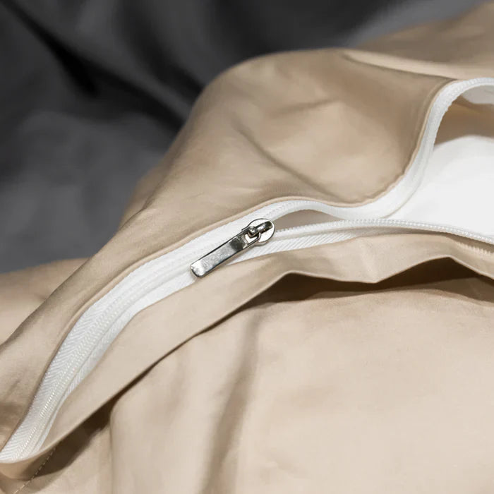 Satin Cotton Embroidered Bedding Set - Luxora | Stornfield