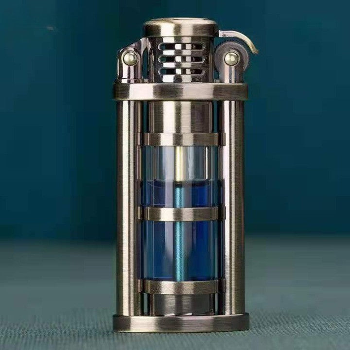 Transparent Windproof Metal Kerosene Flame Fusion Lighter | Stornfield