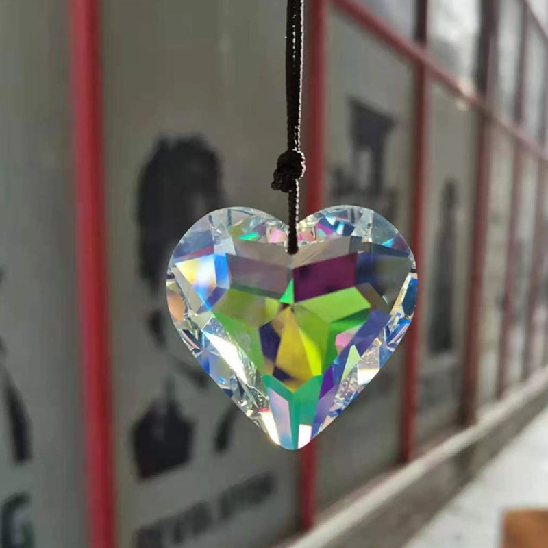 Stornfield | GlimmerHeart Attractive Heart-Shaped Light Catcher – Mesmerizing Light Effects for Your Home