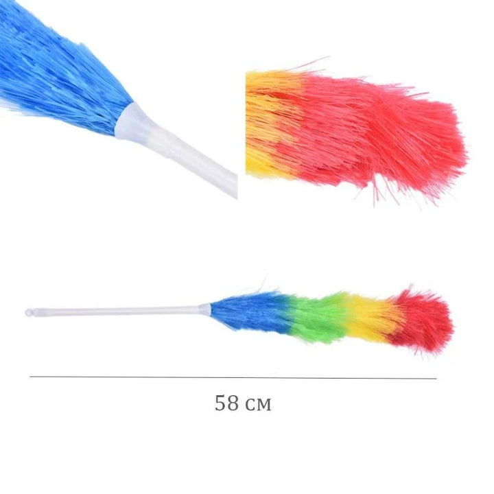 Soft Cleaning Duster With Plastic Handle Stornfield