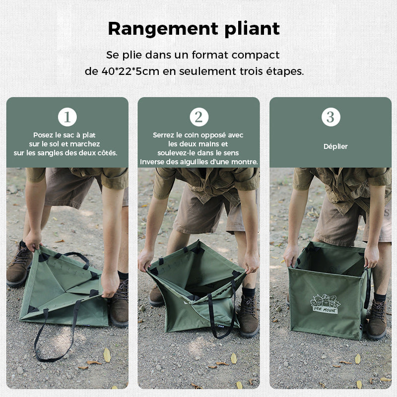 Foldable Multi-Purpose Waste Bin for Outdoor Use | Stornfield