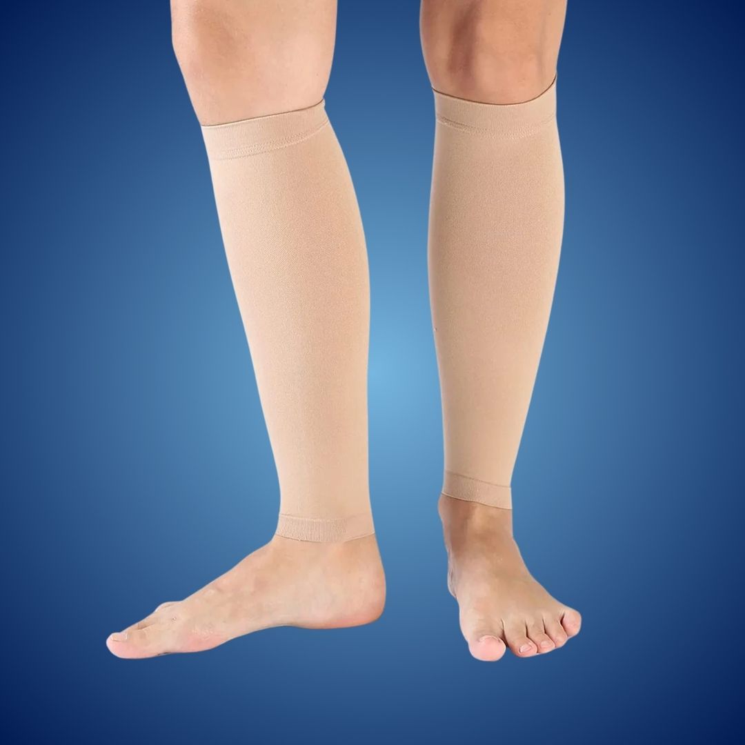 ComfortFlow Support Socks | Soft Highly Elastic Calf Compression - for Muscle Recovery and Circulation Enhancement Stornfield