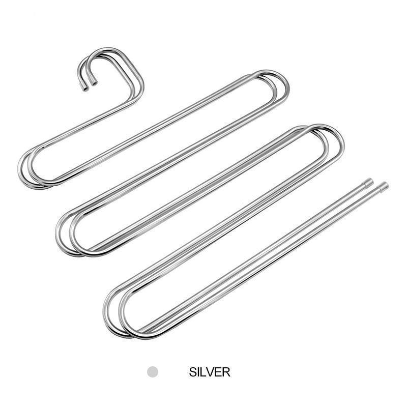 S-Shape Stainless Steel Clothes Hangers | Stornfield