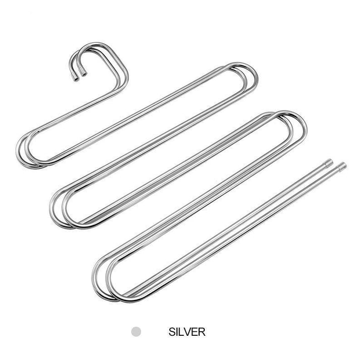 S-Shape Stainless Steel Clothes Hangers | Stornfield