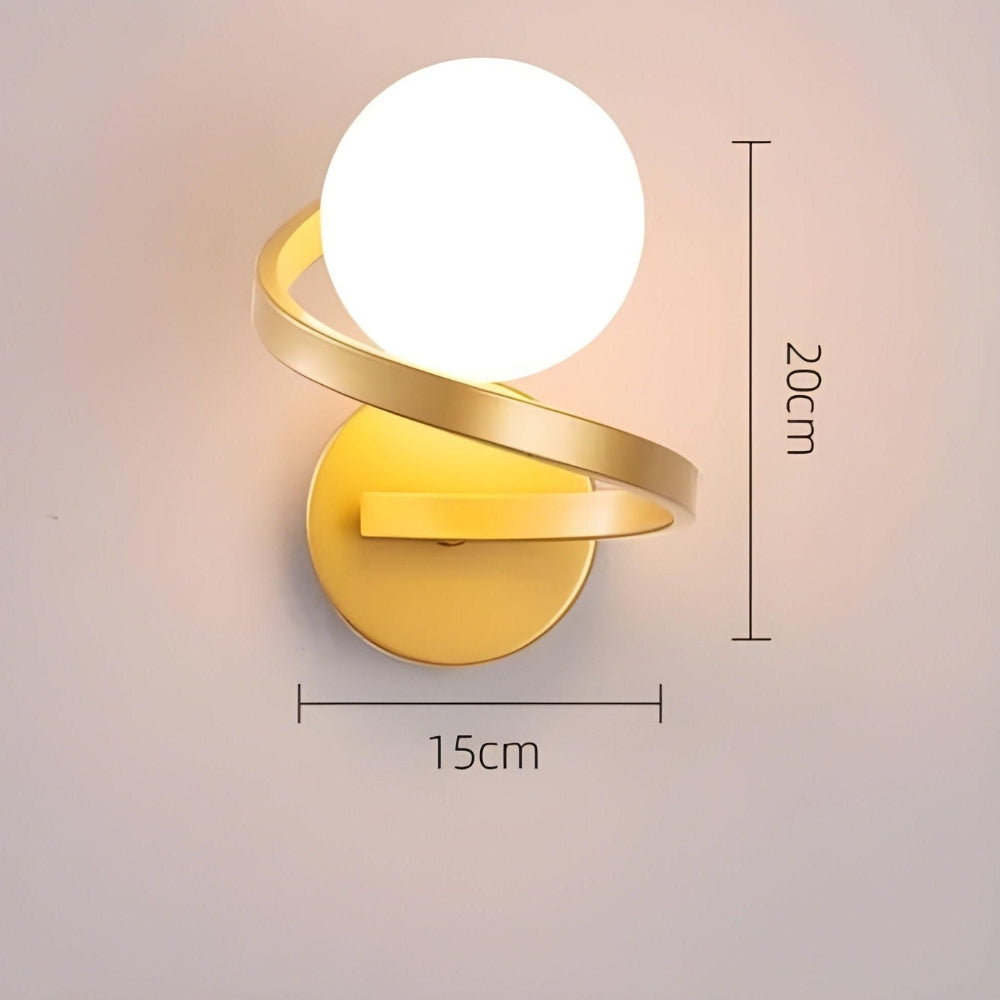 Spiral LED Modern Design Wall Sconce Stornfield