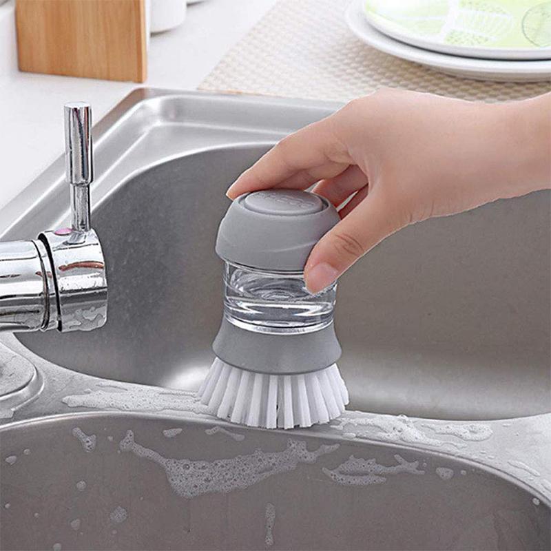 Washing Brush with Integrated Detergent Dispenser | Stornfield