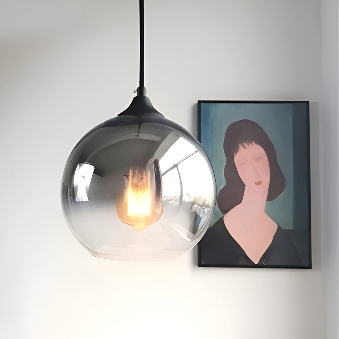 Industrial Glass Pendant Light with LED – Modern & Decorative | Ideal for Kitchens, Dining Rooms & Bars | Stornfield