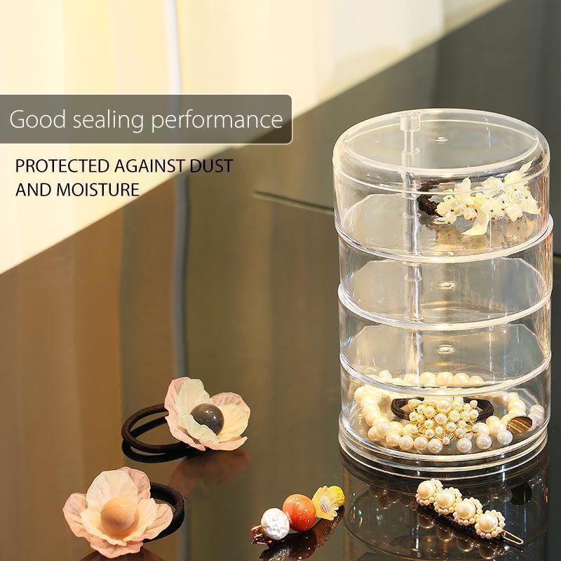 Transparent rotating storage box | Stornfield