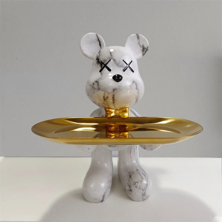 Stornfield | Bear Statue with Tray