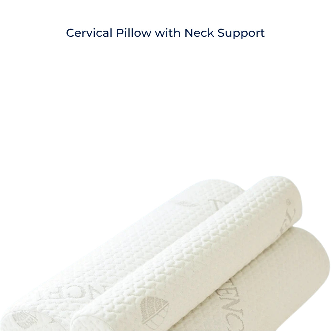 RelaxPosture Memory Foam Neck Pillow - Perfect for Sleeping, Travel, and Pain Relief with Ergonomic Support Stornfield