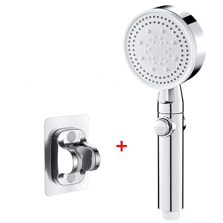 FlowControl Showerhead with 5 settings and push button | Stornfield
