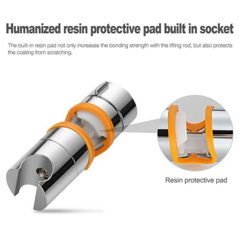 Adjustable Shower Head Holder For Slide Bar | Stornfield