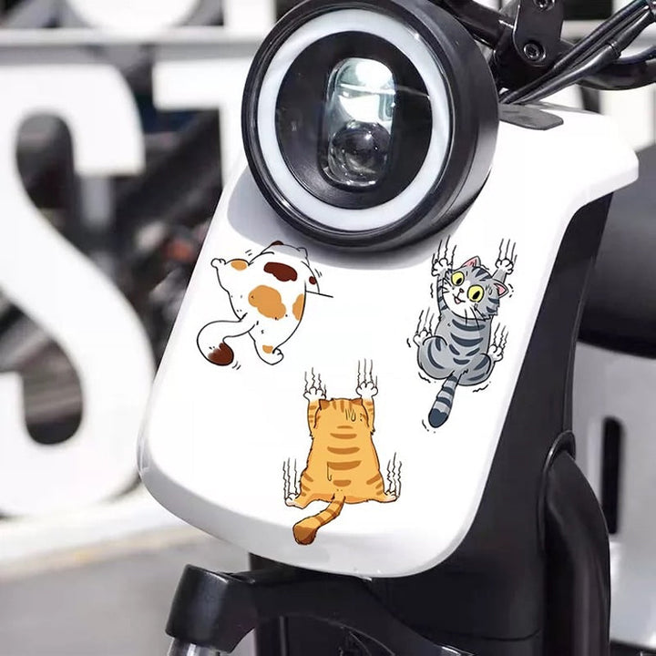 Cute Cat Cartoon Decal Car Stickers, 3 pcs | Stornfield