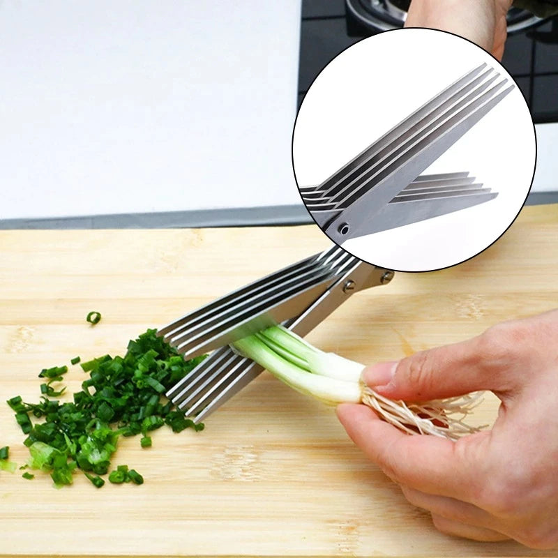 5 Layers Stainless Steel Multifunctional Kitchen Scissors | Stornfield