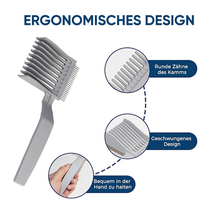 Barber Shop Men's Hairdresser Flat Hair Comb | Stornfield