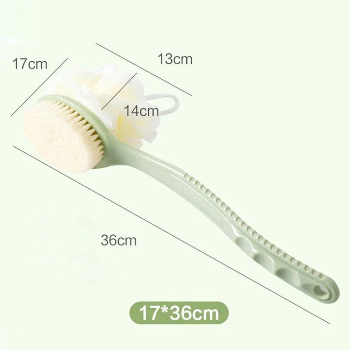 2-in-1 Bathing Scrubbing Long Handle Brush Stornfield