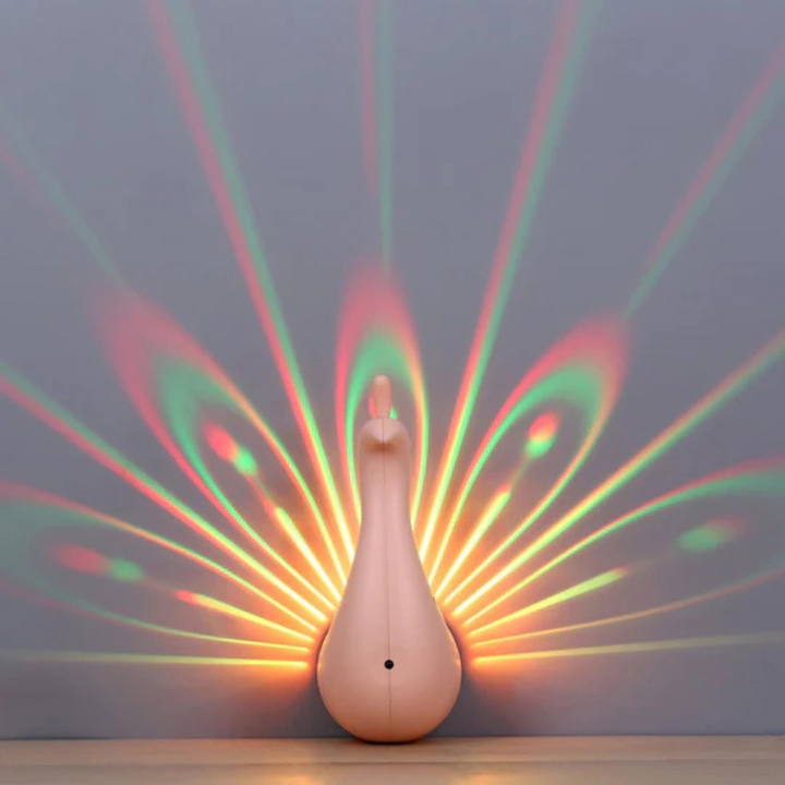 Decorative lamp with remote control and Stornfield color effects