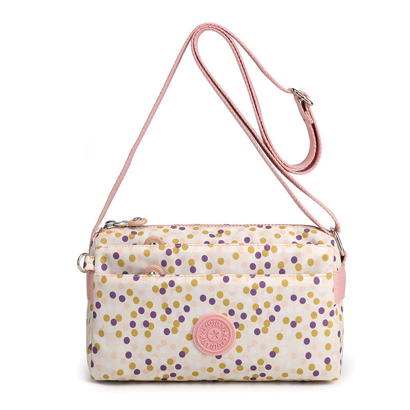 Women's Casual Multi-layer Fashionable Simple Shoulder Bag Made of Nylon | Stornfield