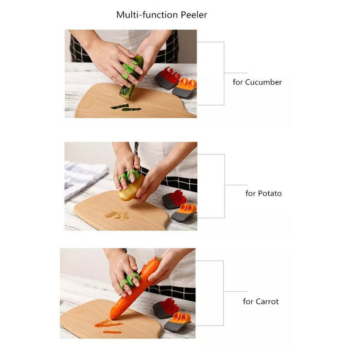 Two-finger shaved fruit peeler | Stornfield
