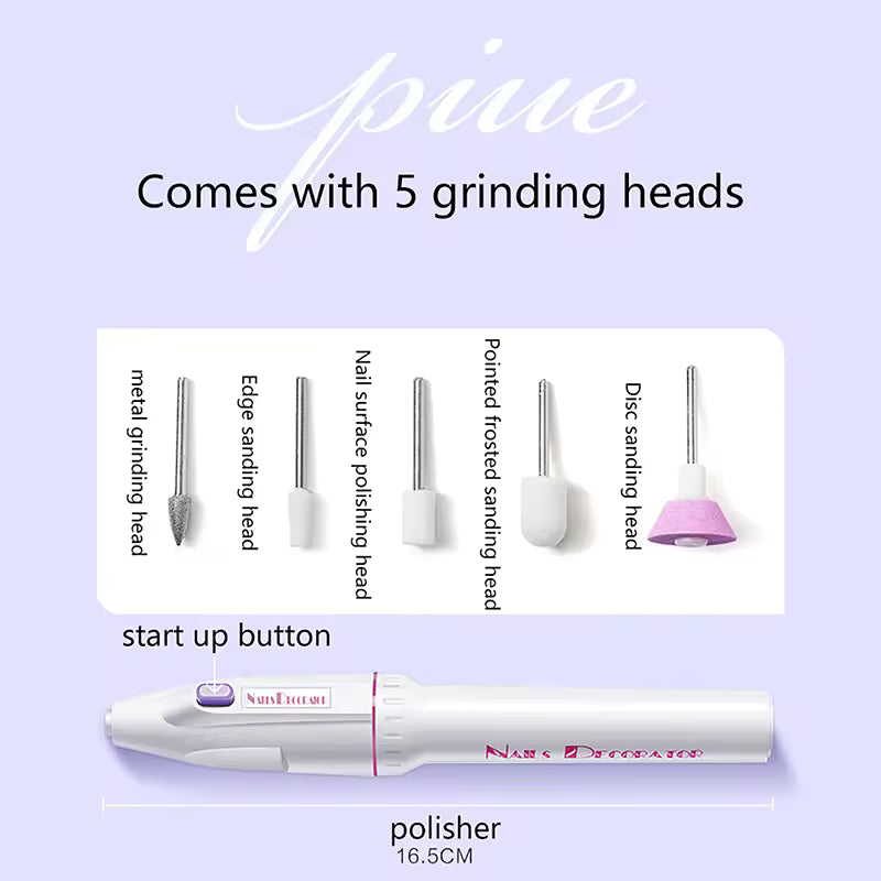 NailPro Electric Nail File Set 2-Pack | Stornfield