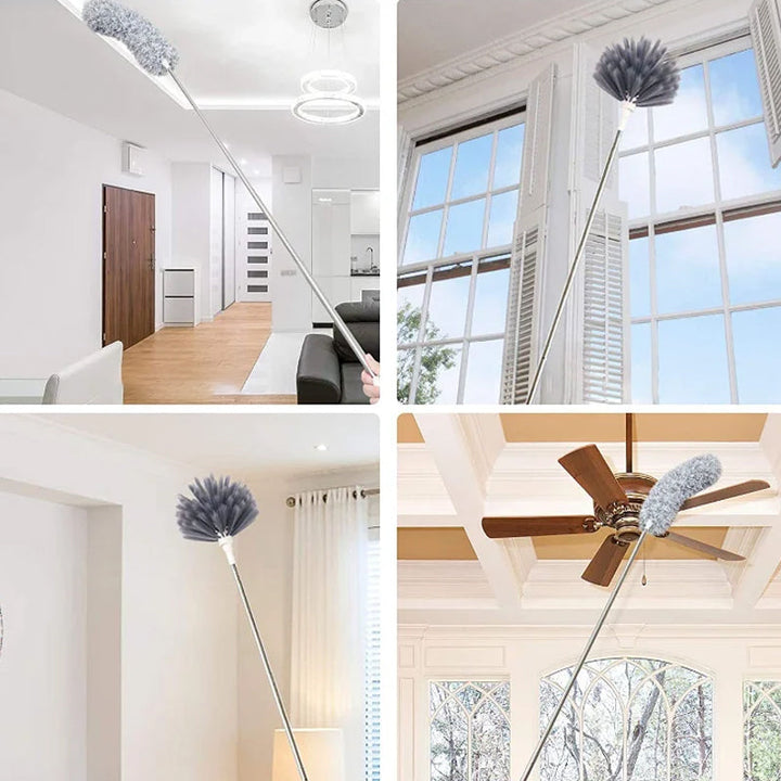 Retractable Washable Curved Microfiber Duster | Stornfield