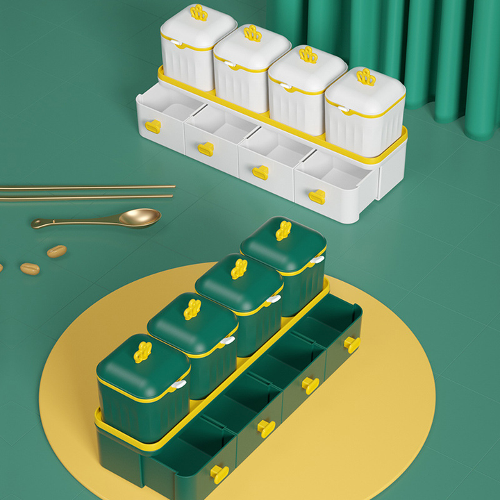 Double spice box set with drawers | Stornfield