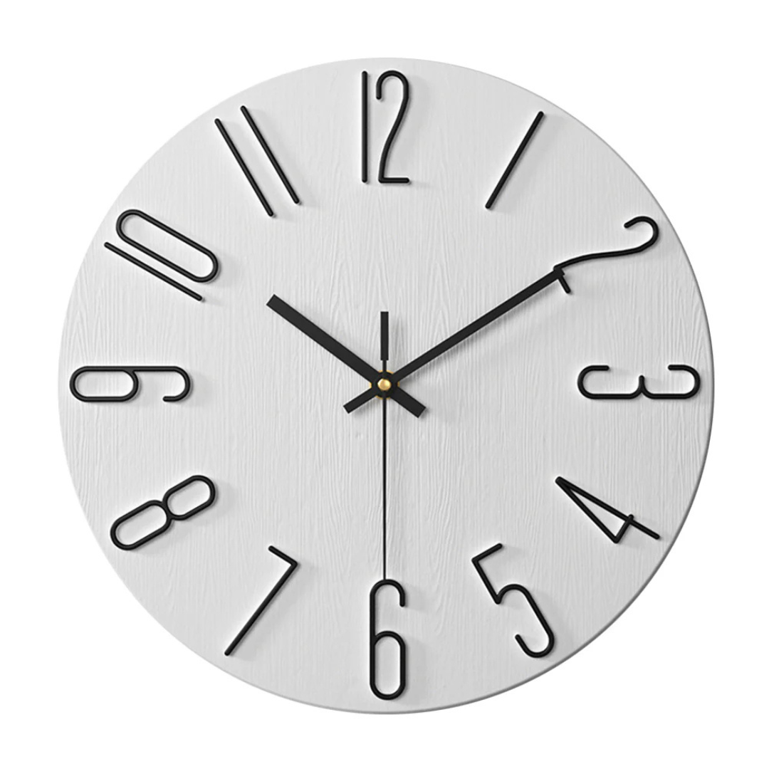 Noble Wall Clock – Modern & Silent Clock for Living Room | Stornfield